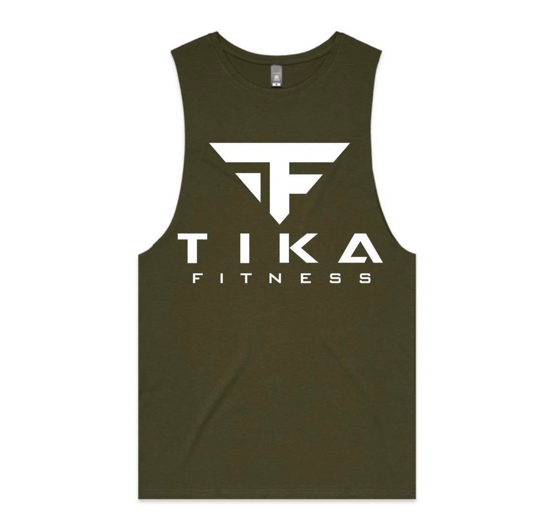 ARMY GREEN MUSCLE TANK